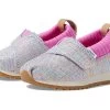 TOMS Kids Tiny Alpargata Resident Twill Glimmer (Toddler/Little Kid)