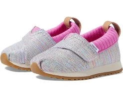 TOMS Kids Tiny Alpargata Resident Twill Glimmer (Toddler/Little Kid)